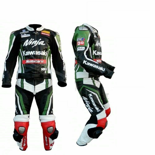 kawasaki Ninja Motorcycle Leather Riding Suit-Motorbike Racing suit MotoGP